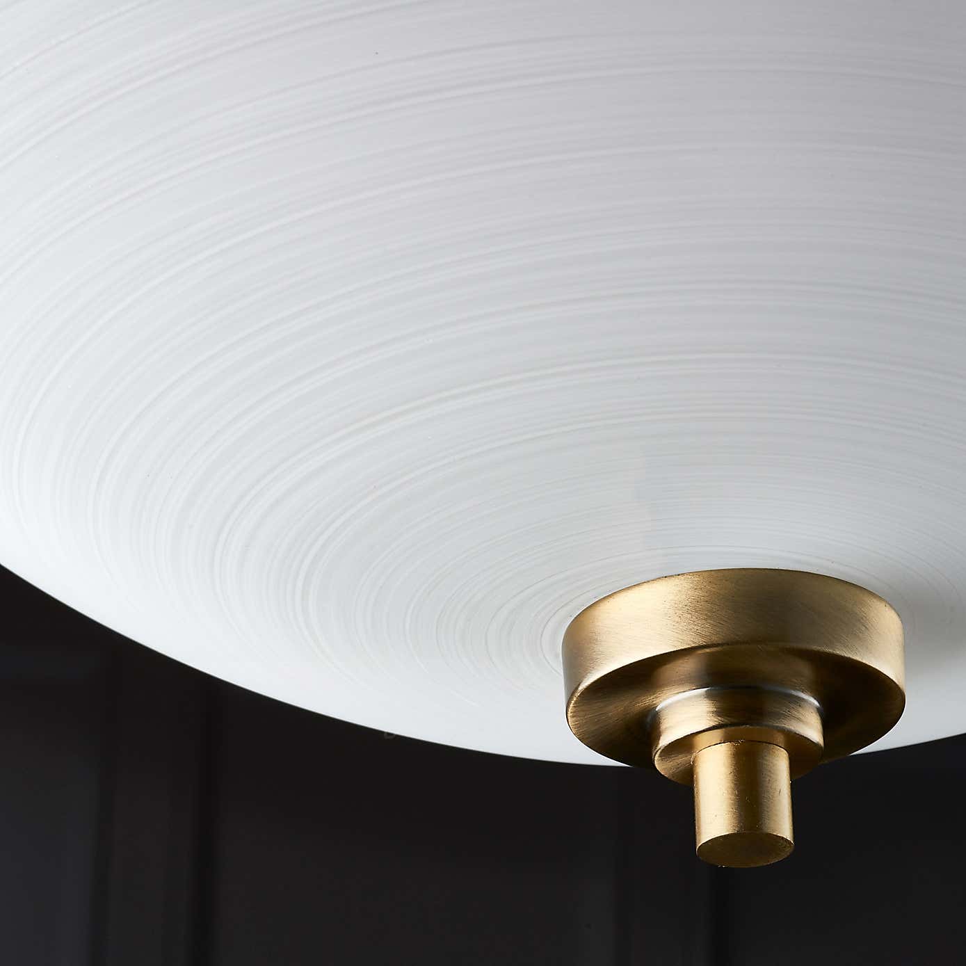 Vogue Welles 3 Light Semi Flush Ceiling Fitting