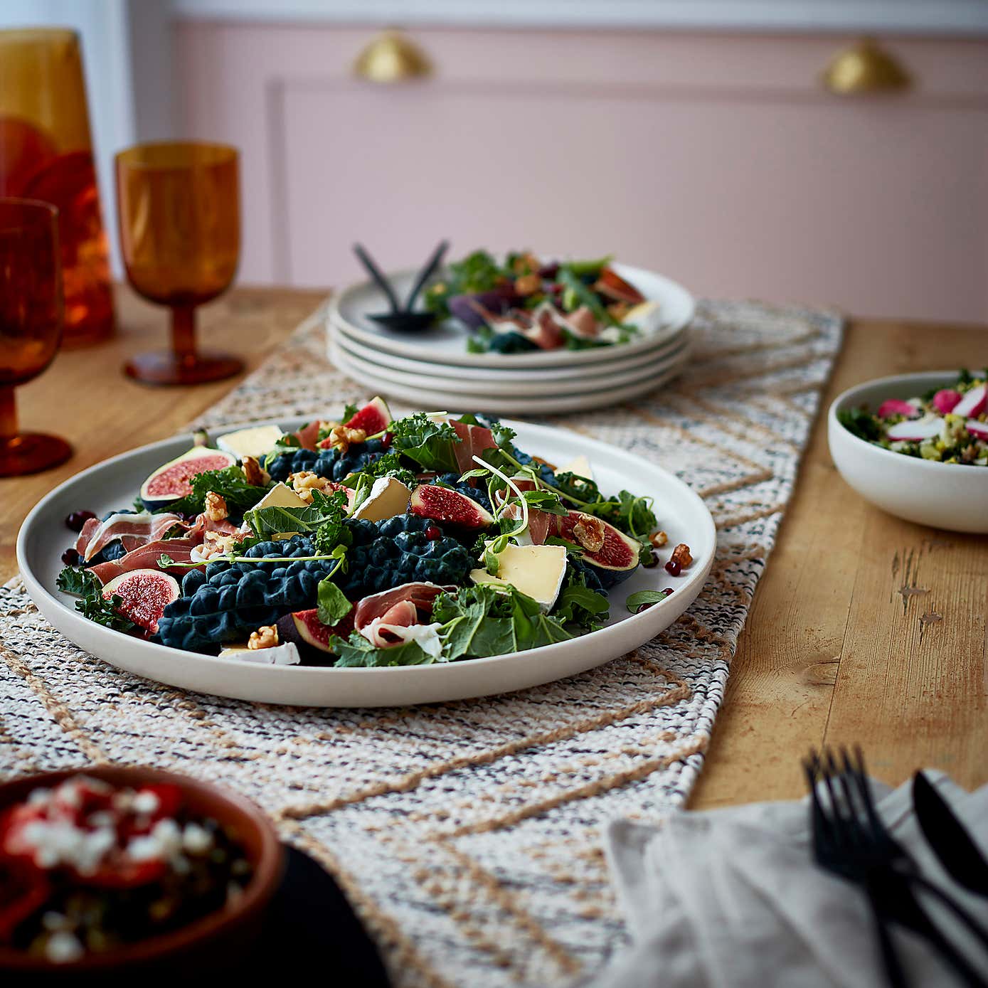 Aztec Jute Table Runner