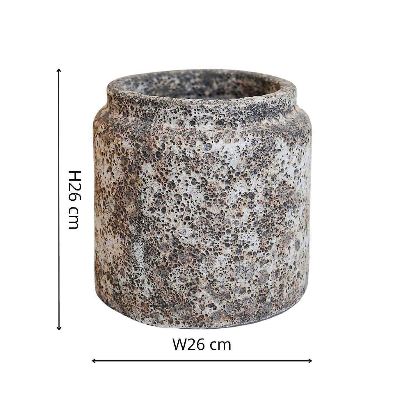 Kew Volcanic Texured Planter