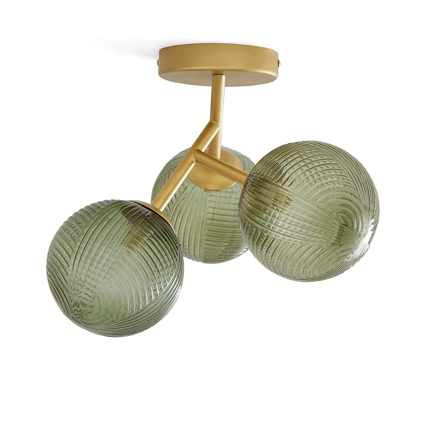 Cohen 3 Light Semi Flush Ceiling Fitting