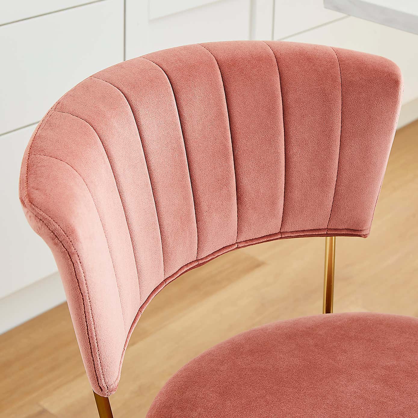 Kendall Velvet Bar Stool