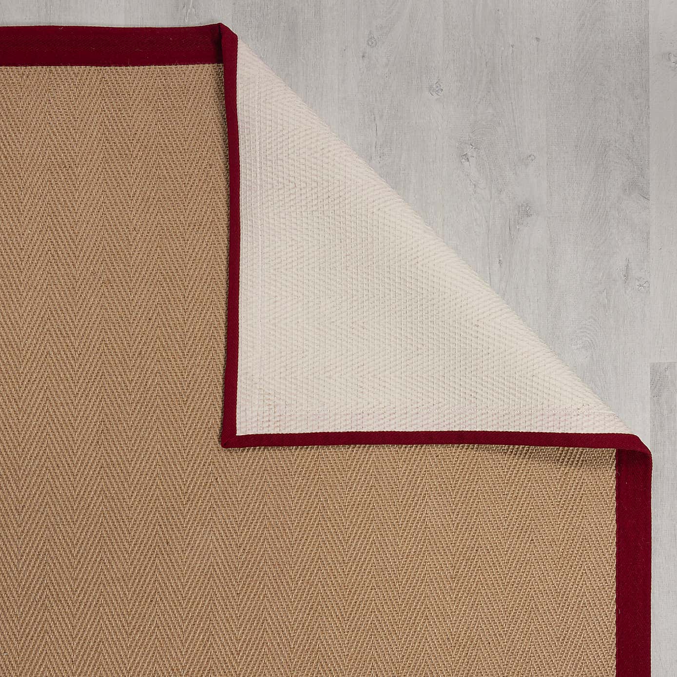 Herringbone Border Rug