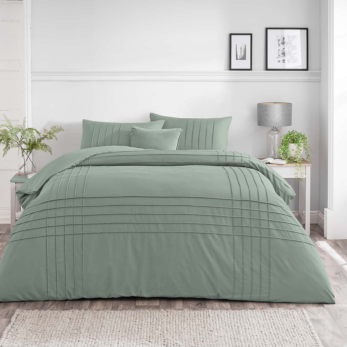 Jessa Pintuck Duvet Cover & Pillowcase Set