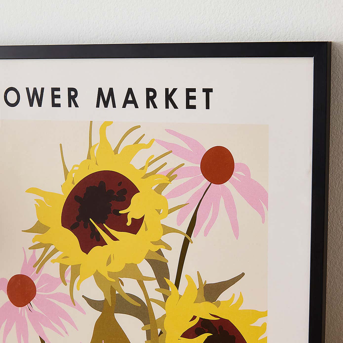 Flower Market London Poster