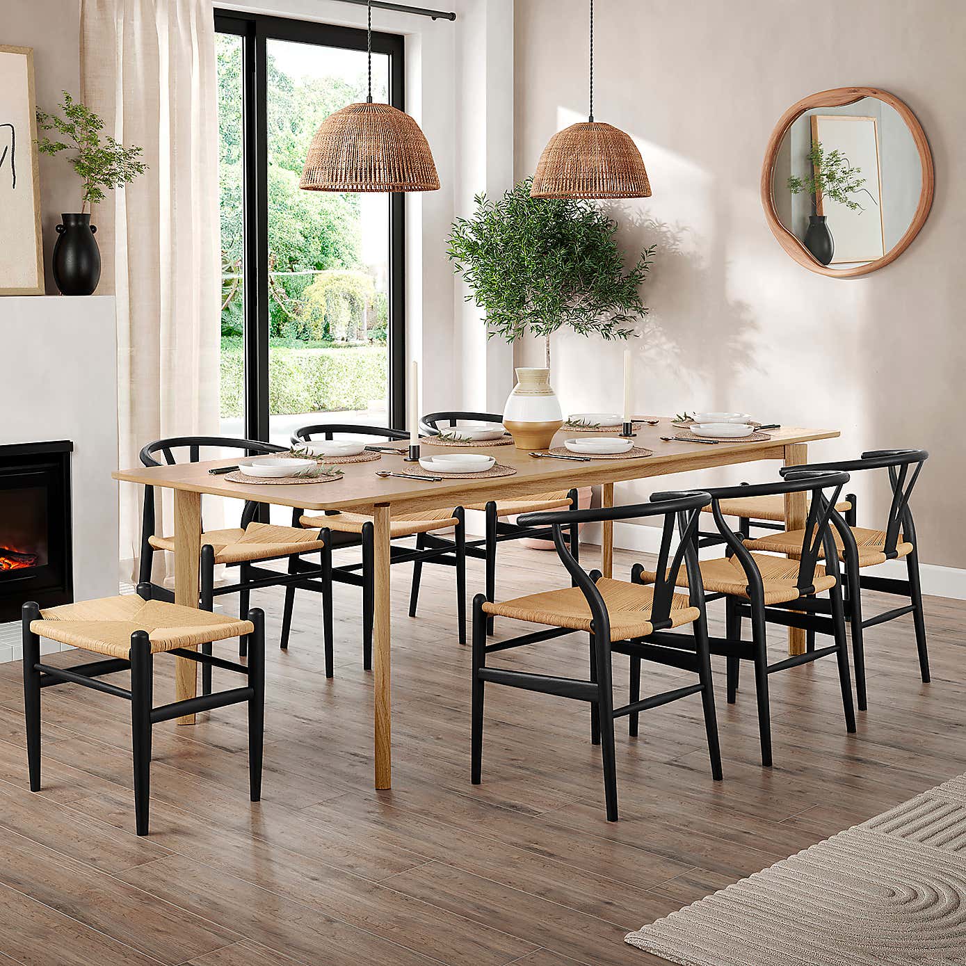 Hudson Rectangular Extendable Dining Table