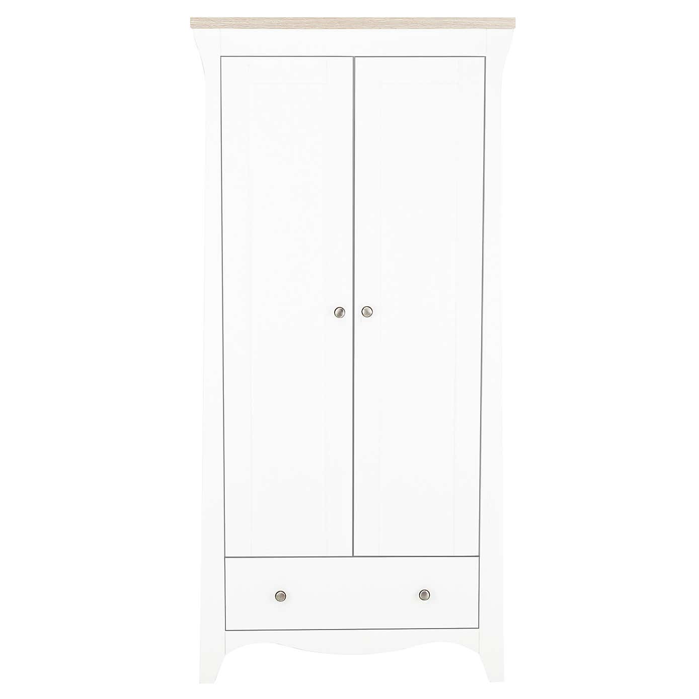 CuddleCo Clara 2 Door Wardrobe