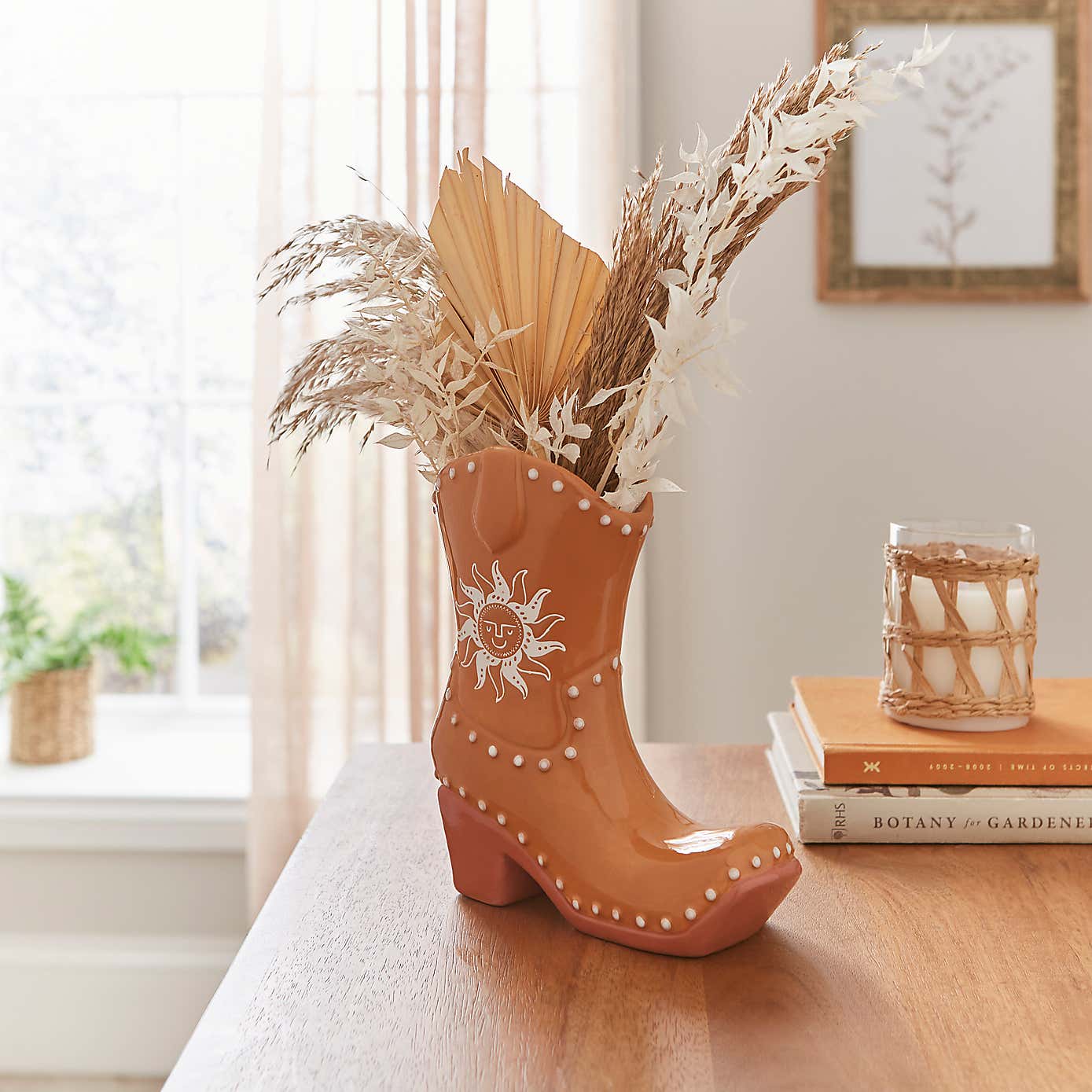 Sunbeam Cowboy Boot Vase