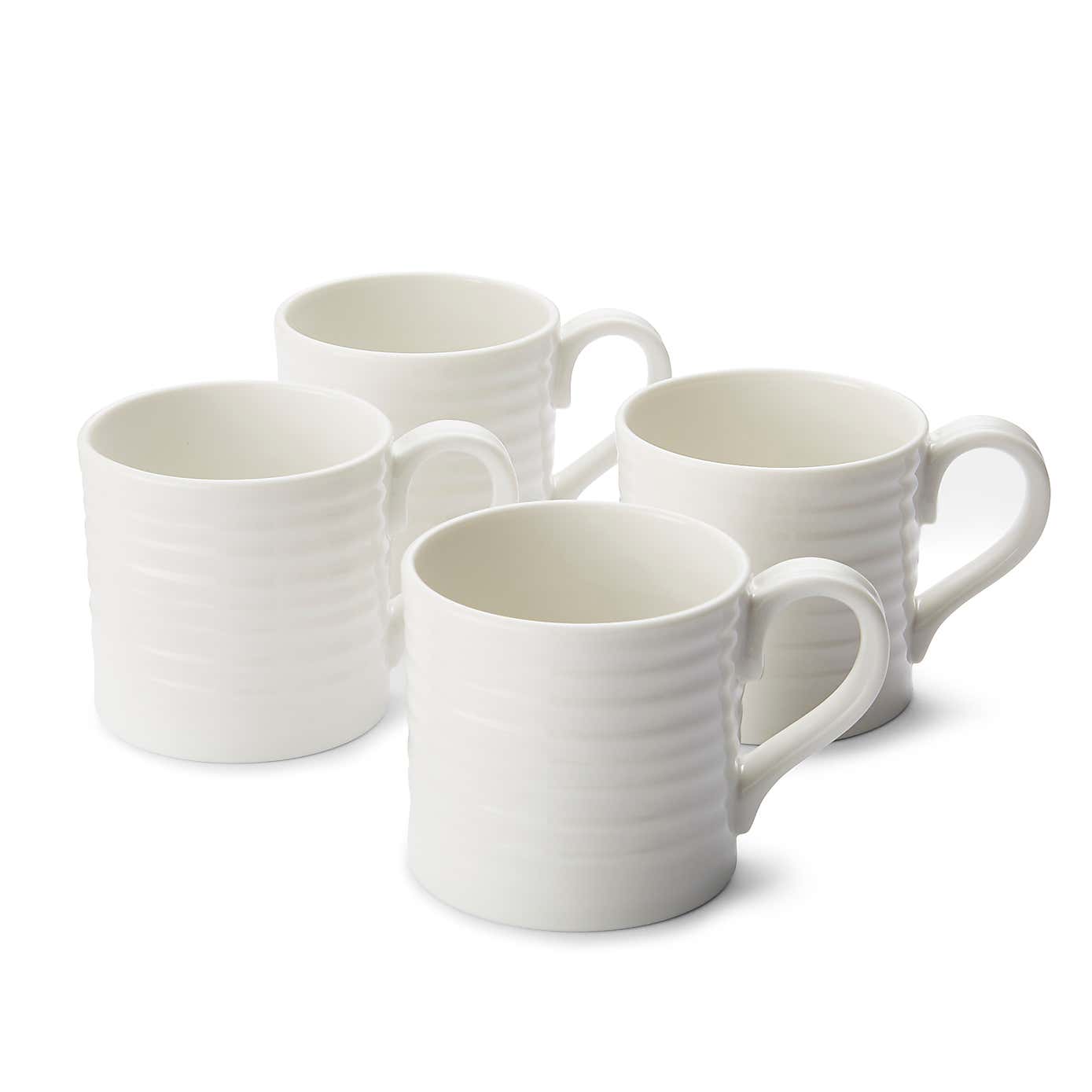 Sophie Conran for Portmeirion Set of 4 Short Mugs 0.23L