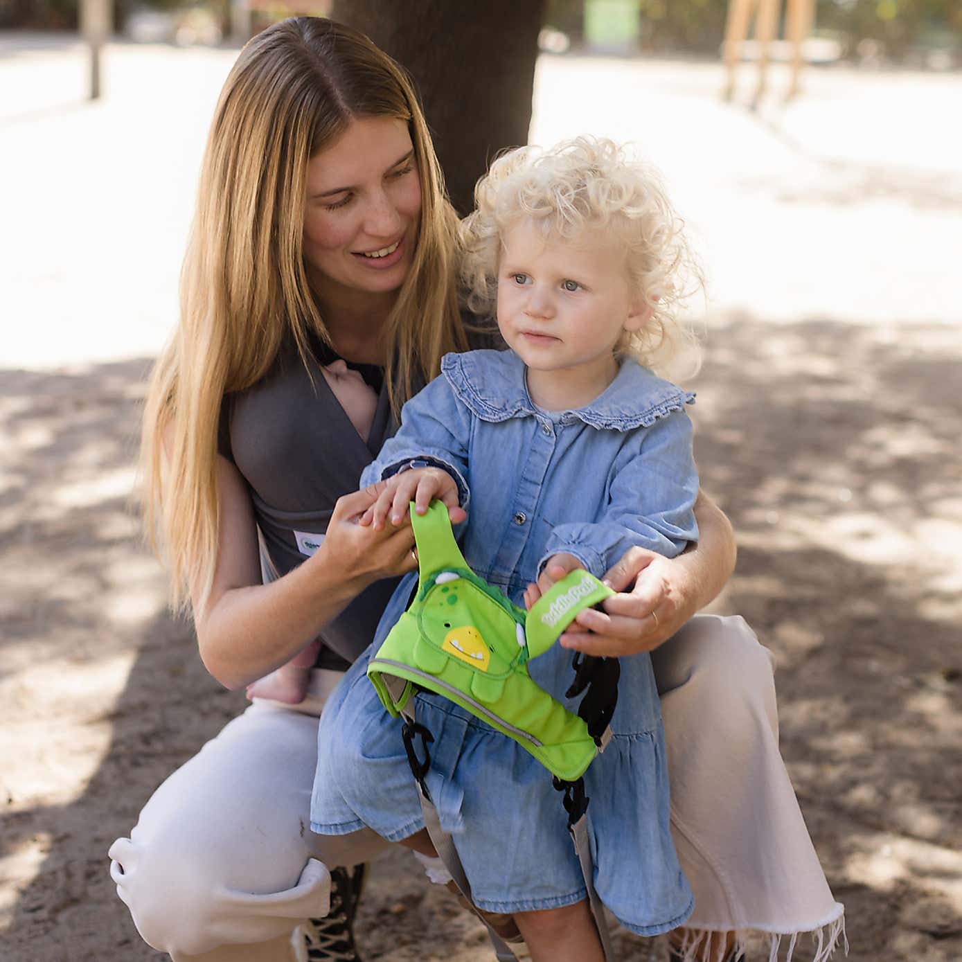 Trunki Toddlepak Dudley the Dinosaur Walking Reins Safety Harness
