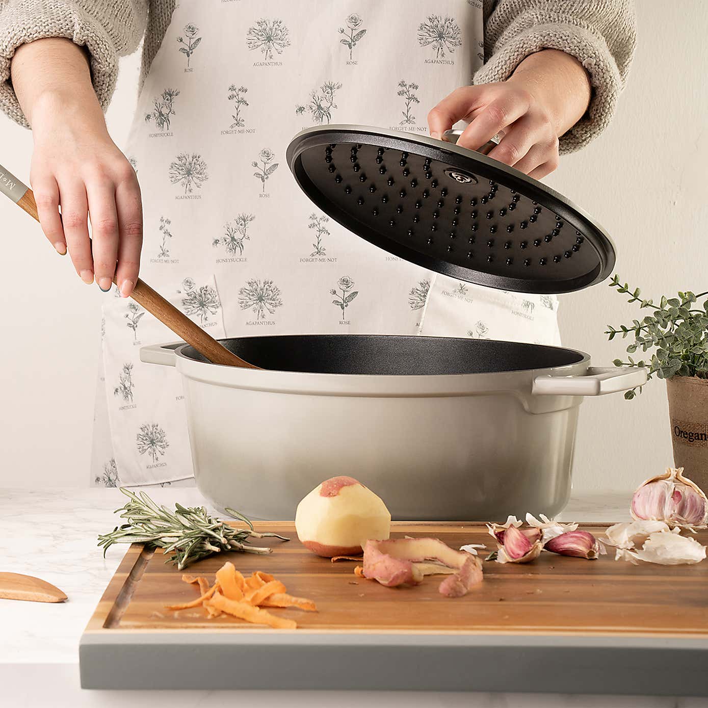 Mary Berry At Home Acacia Wood Double-Sided Chopping Board