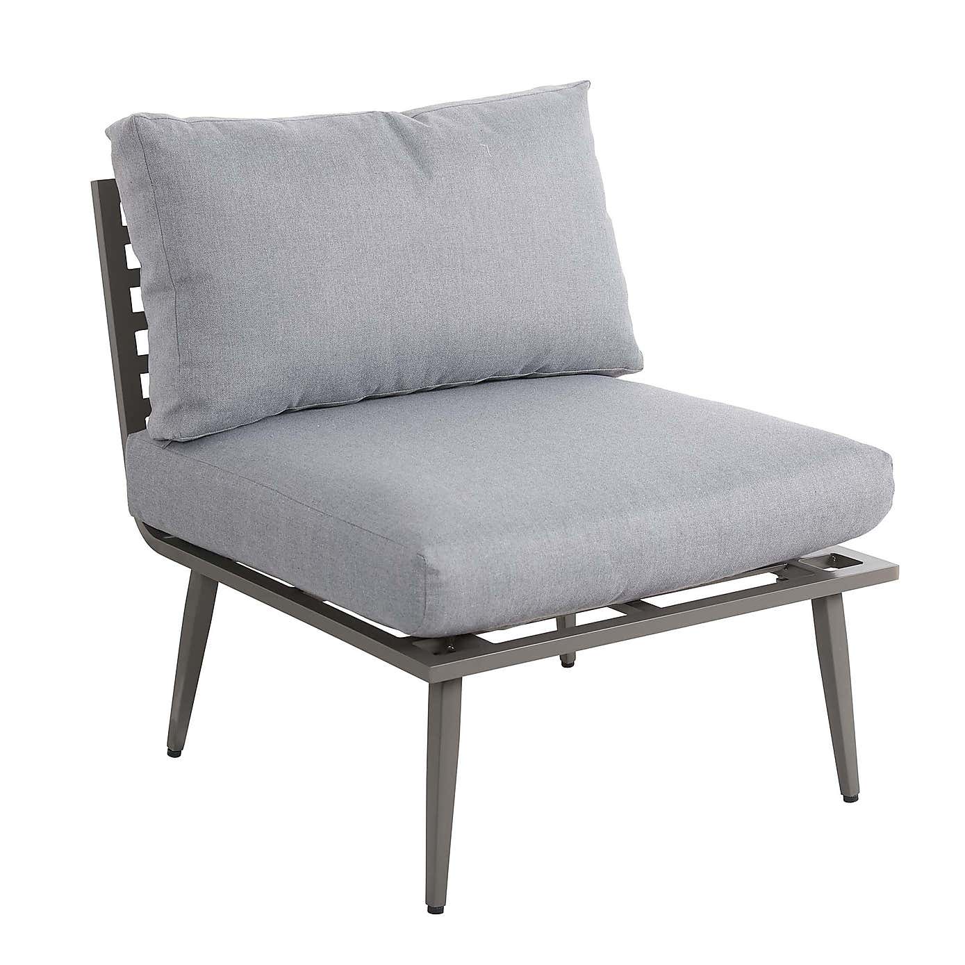 Mayfair 8 Seater 6 Piece Lounge Set with Rectangle Firepit