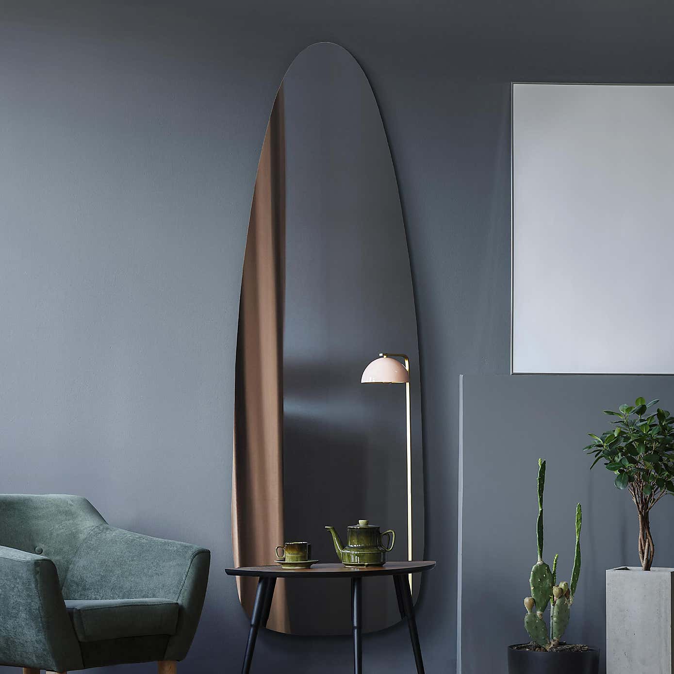 The Lacuna Frameless Pond Wall Mirror