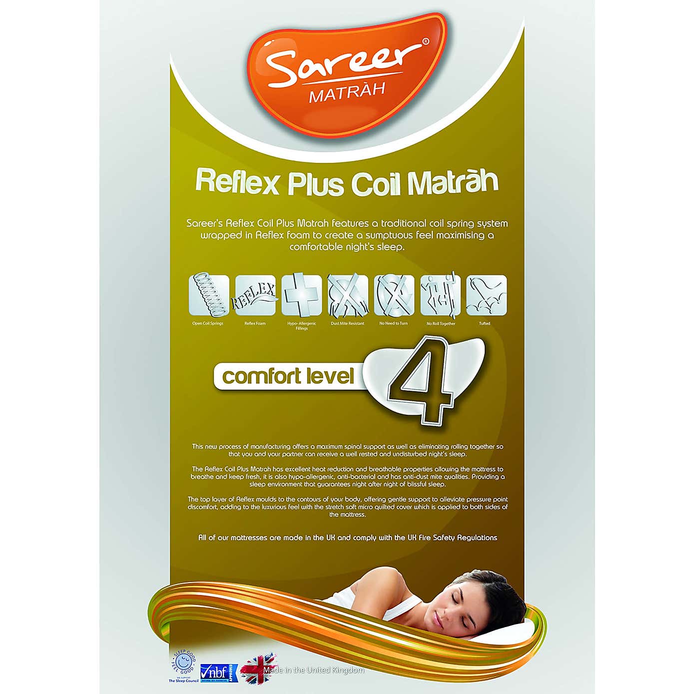 Matrah Reflex Plus Coil Mattress