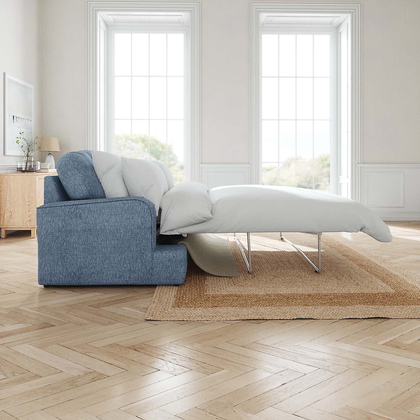 Slub Faux Linen Fabric Sample