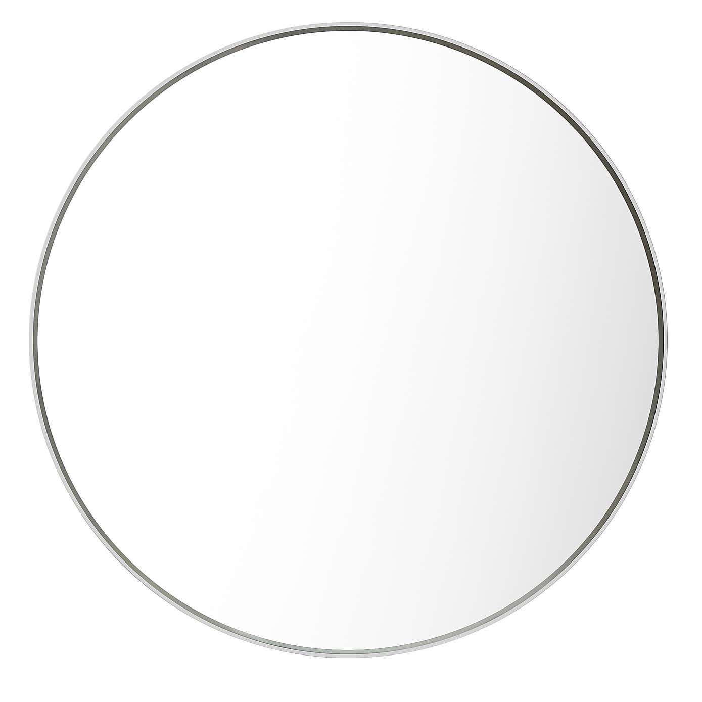 Apartment Round Frame Wall Mirror