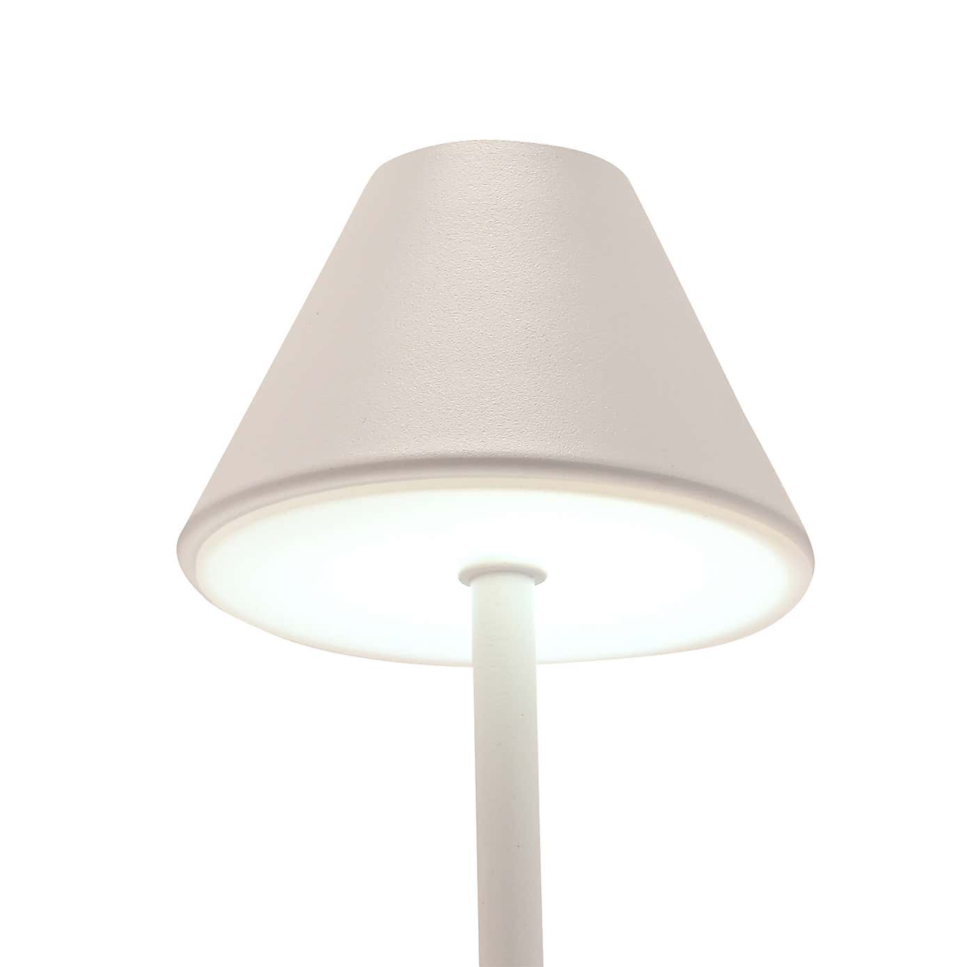 Hestia Thin Stem Rechargeable Colour Changing LED Touch Table Lamp