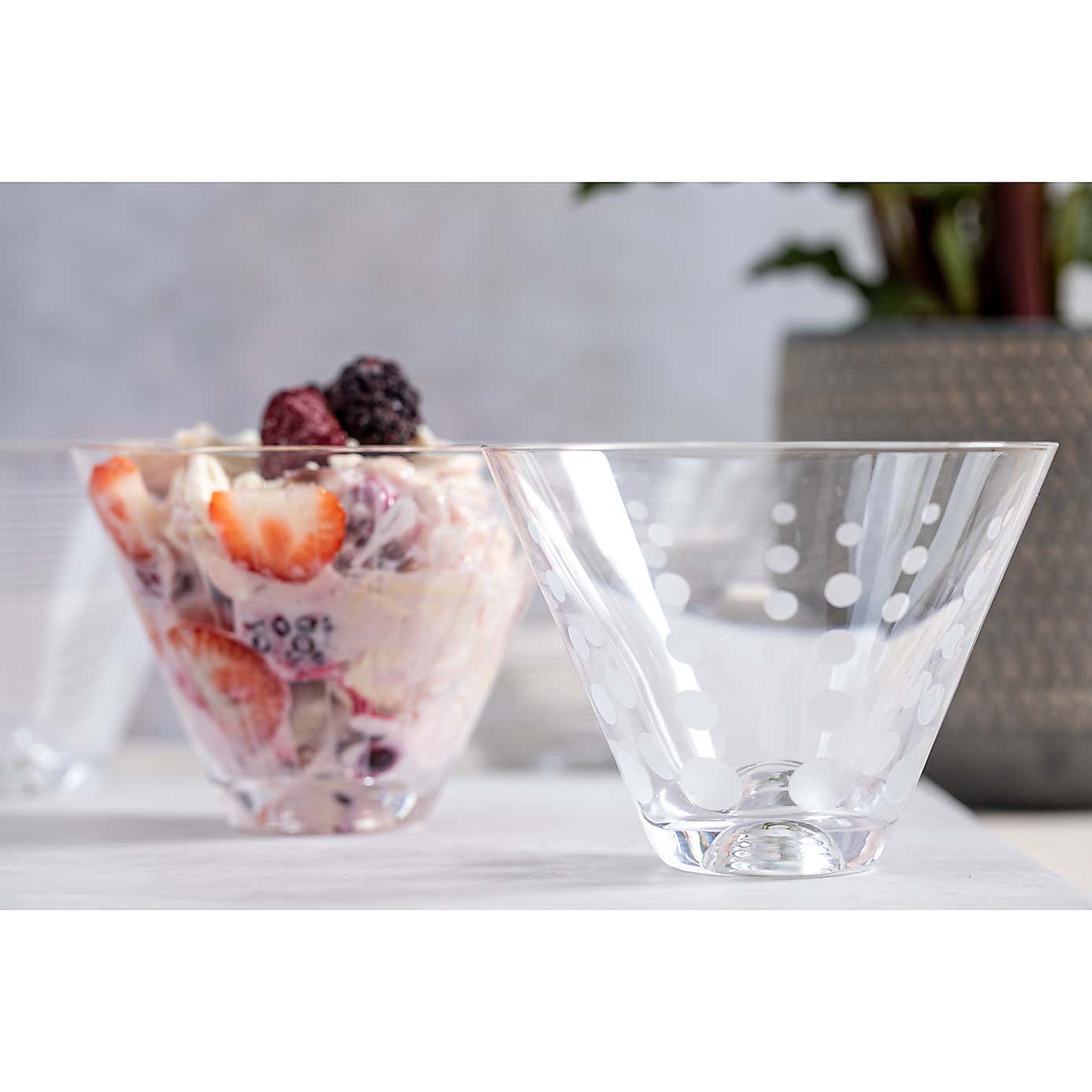 Mikasa Cheers Set of 4 Stemless Martini