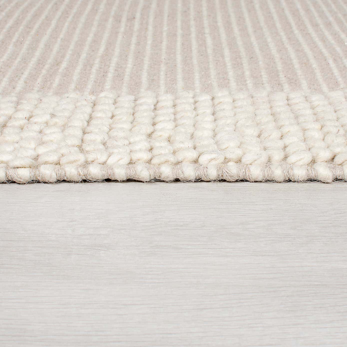 Pebble Wool Border Runner