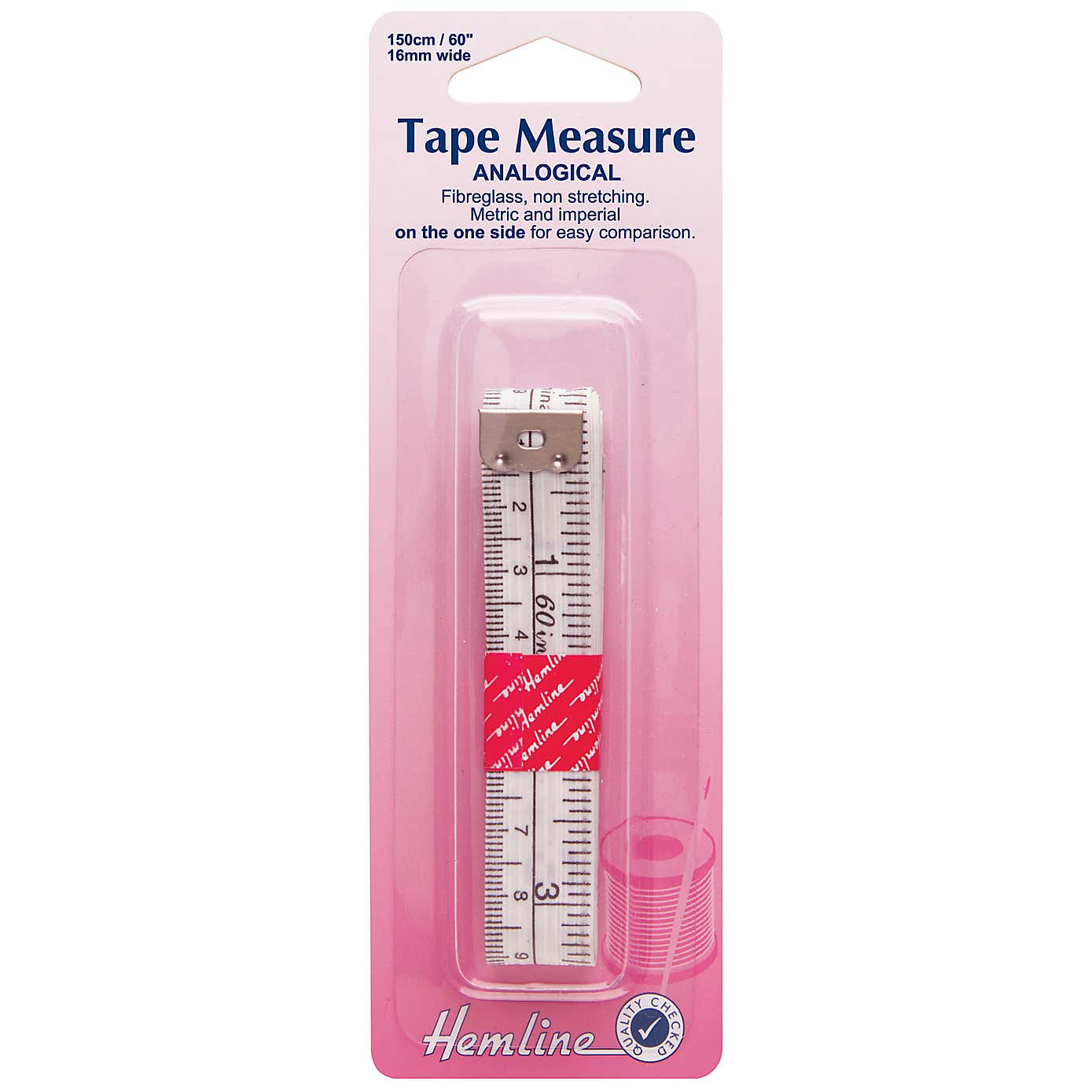 Hemline Analogical Fibreglass Tape Measure