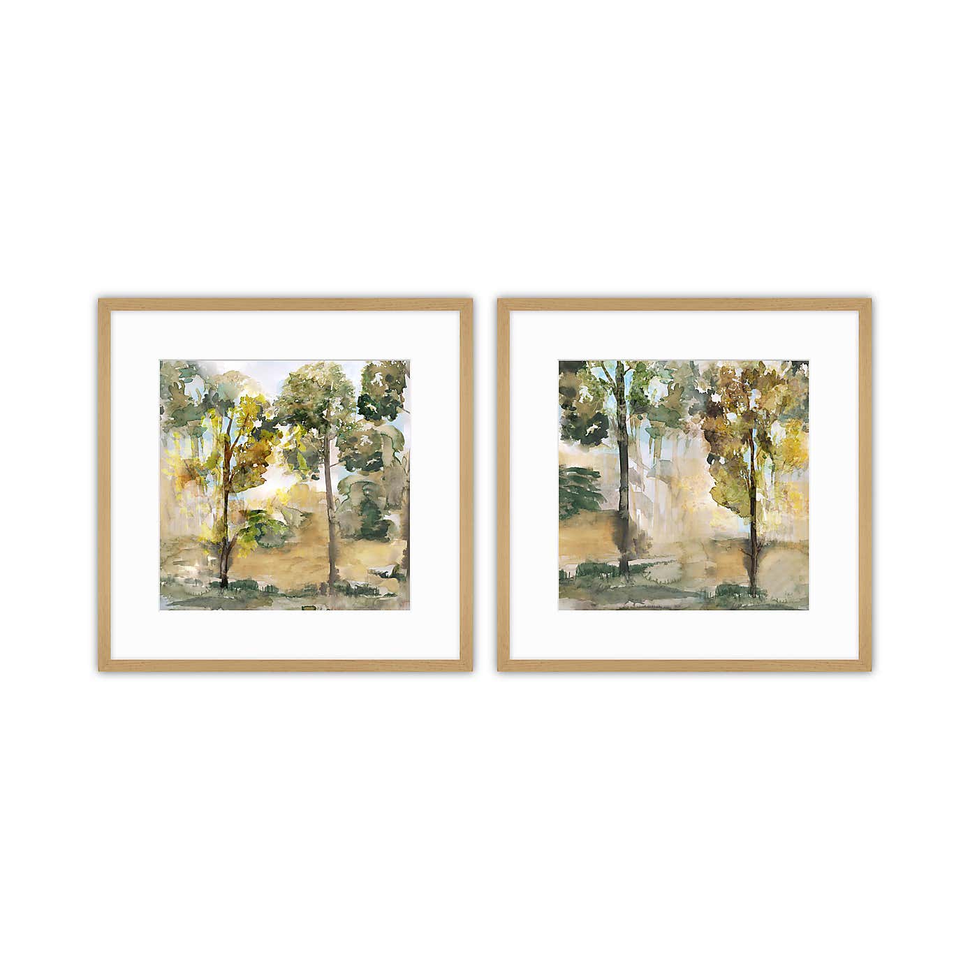 Set of 2 Nearing Autumn Framed Prints