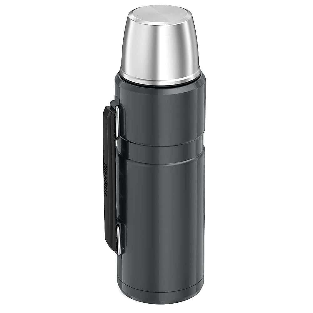 Thermos 1.2L Blue Stainless Steel Flask
