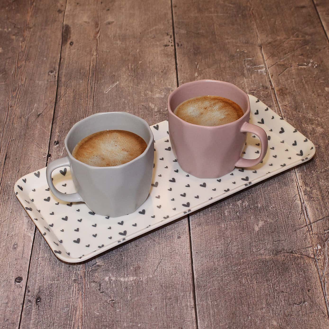Heart Melamine Tray Small