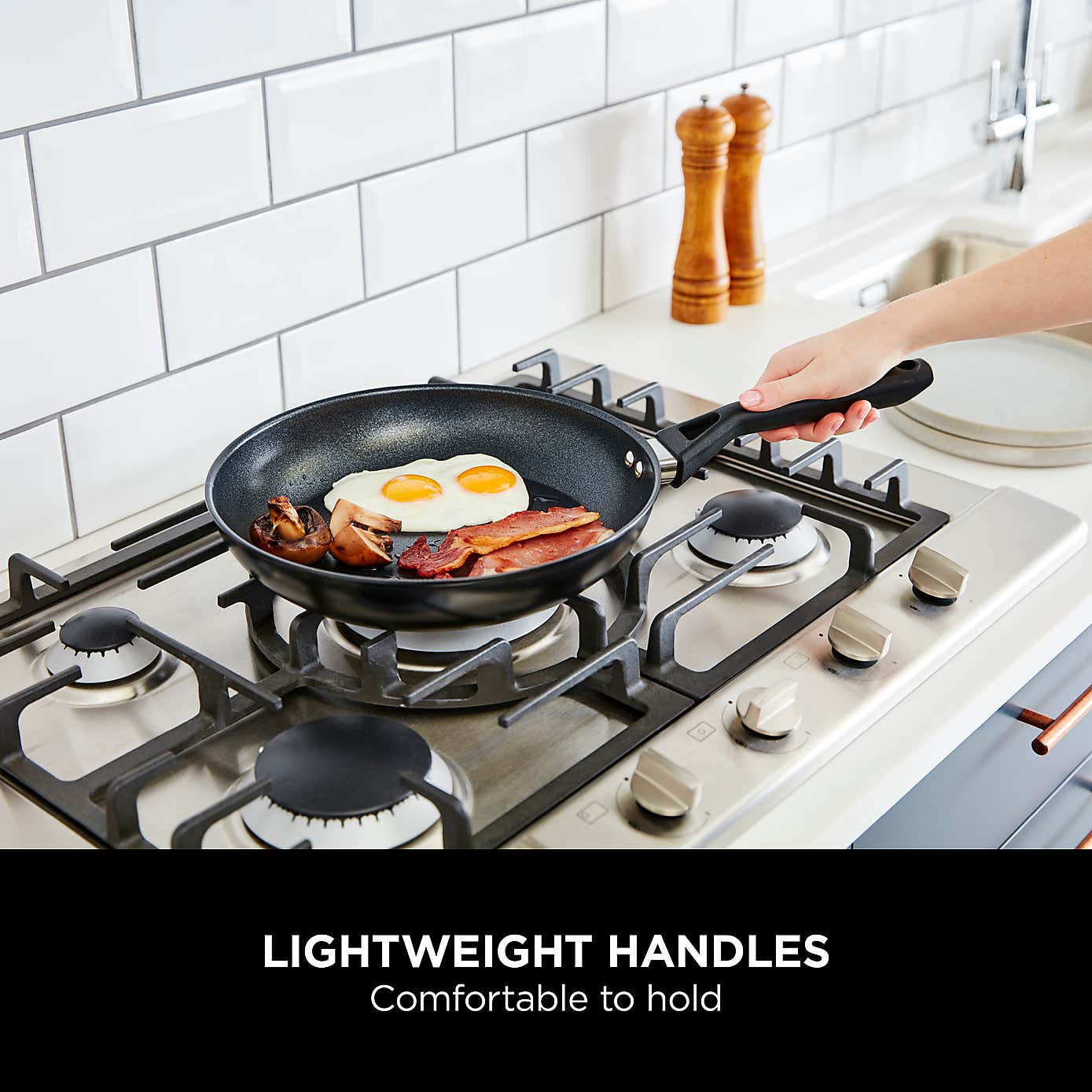 Ninja ZEROSTICK Hard Anodised Classic Frying Pan, 20cm