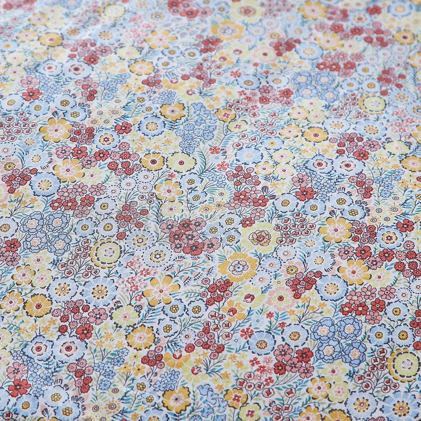 Hannah Retro Ditsy 100% Cotton Duvet Cover and Pillowcase Set