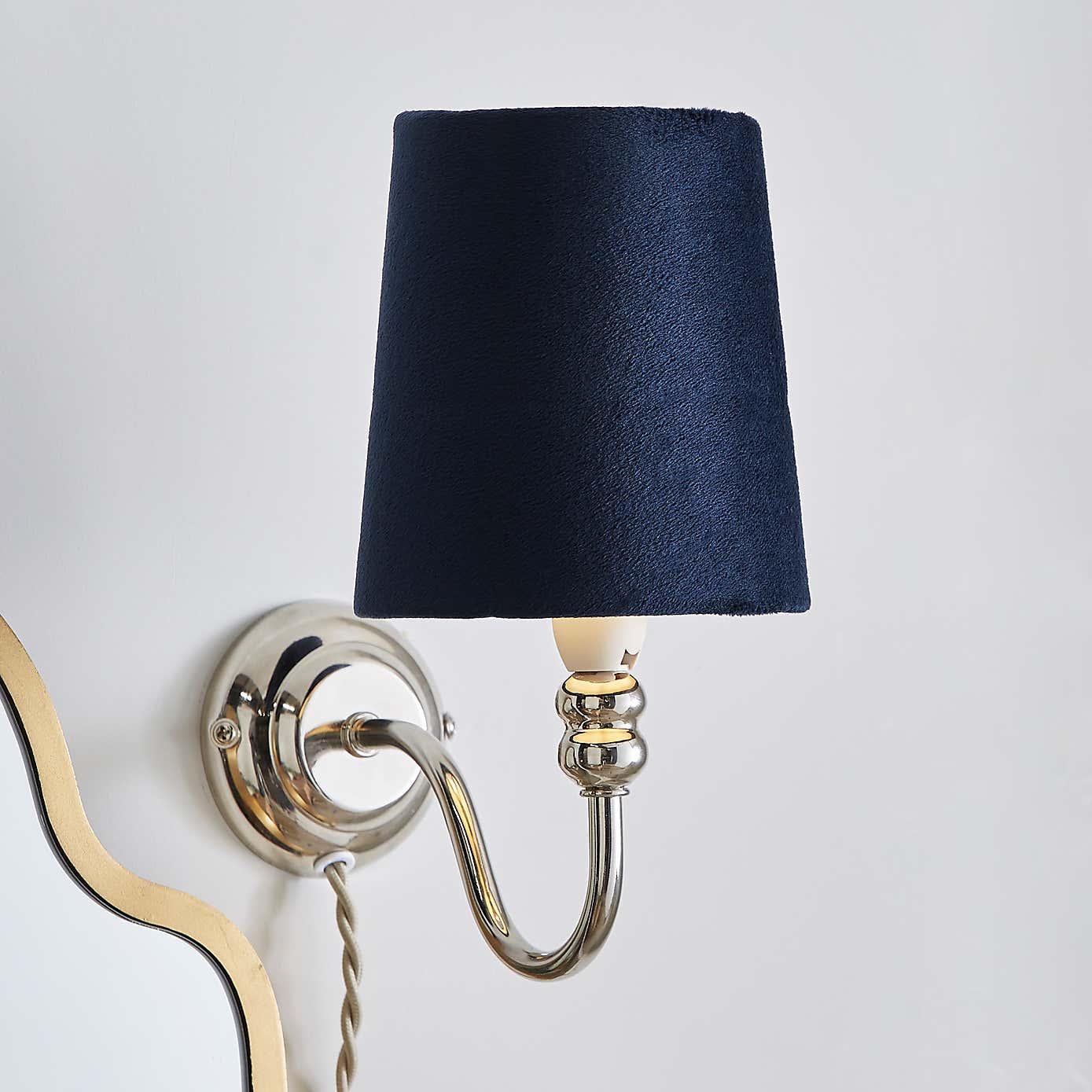 Clara Velvet Tapered Lamp Shade