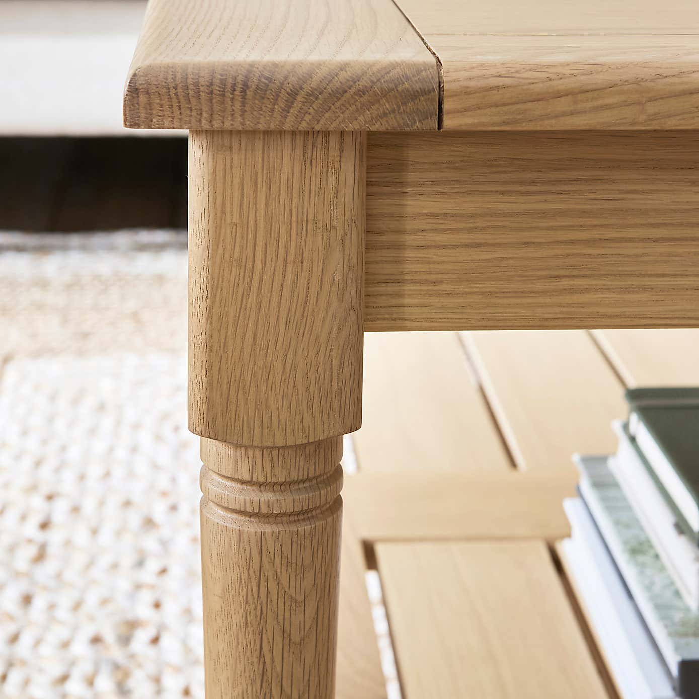 Churchgate Walcote Square Coffee Table, Oak