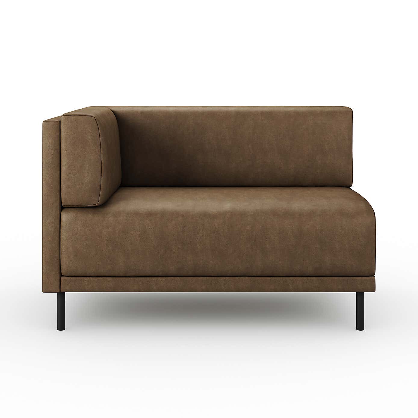 Mae Corner Dining Bench, Faux Leather