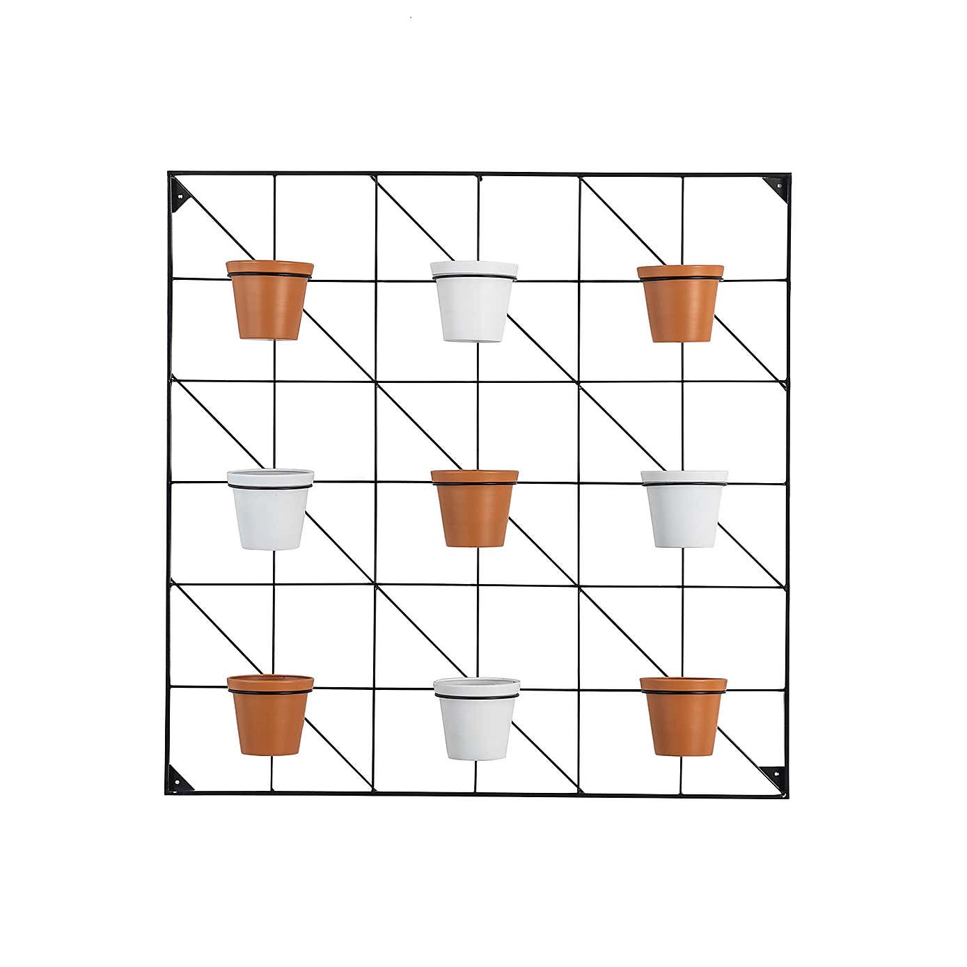 Bari 9 Wall Planters