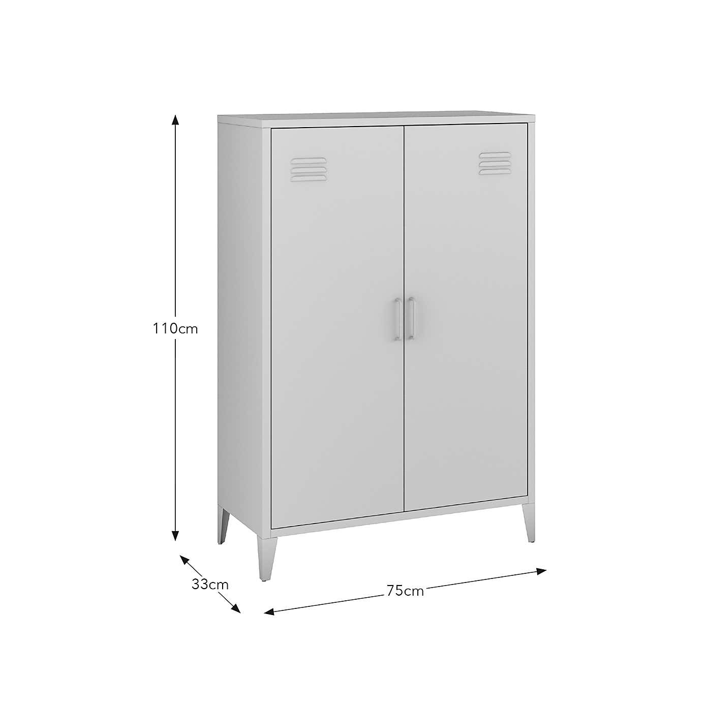 Helga Metal Tall Sideboard