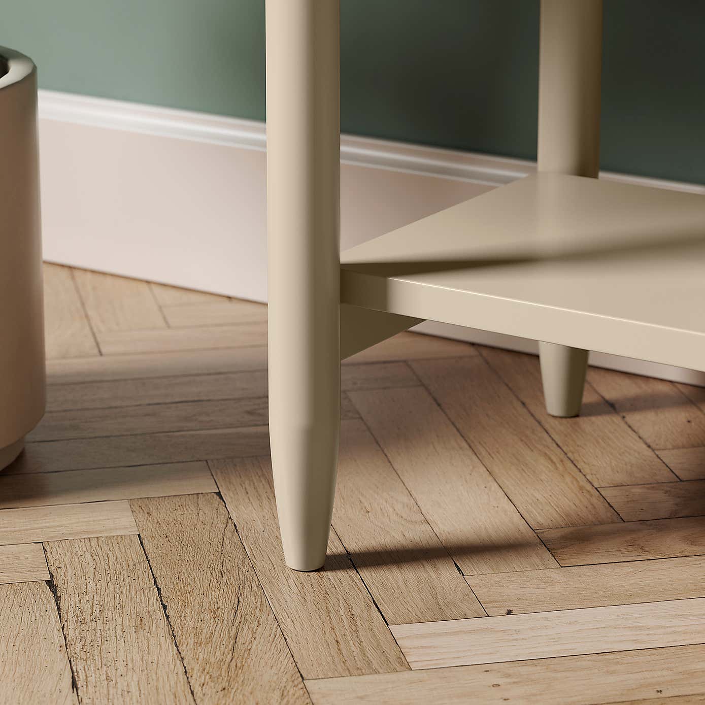 Remi Console Table, Lilypad Green