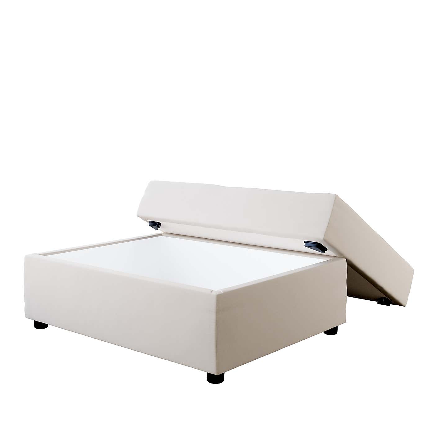Rectangle Opulent Velvet Storage Footstool