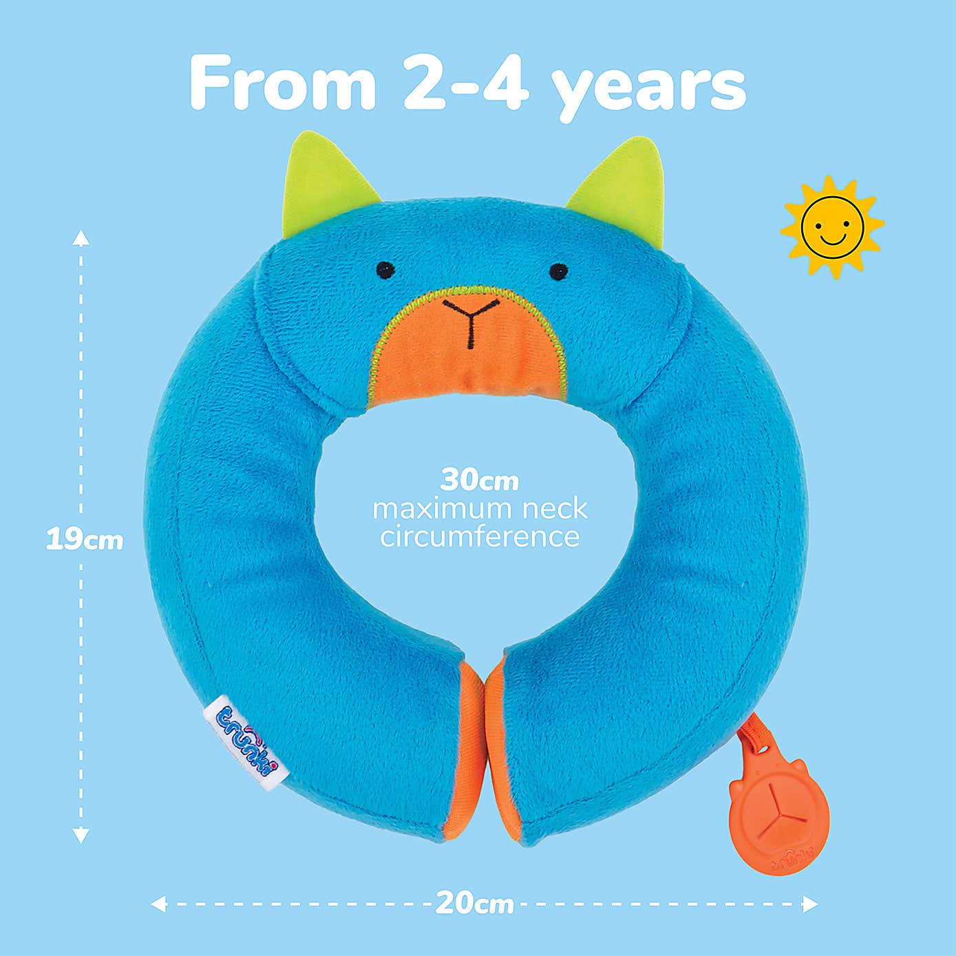 Trunki Yondi Bert the Bear Travel Pillow