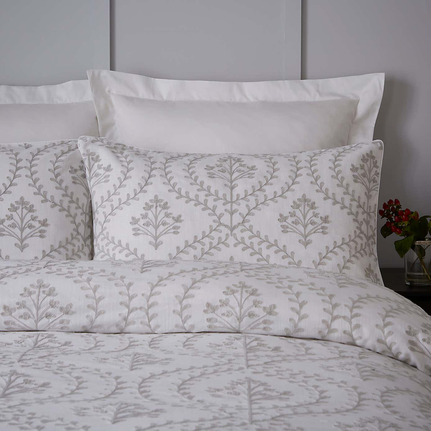 Dorma Marcia 100% Cotton Duvet Cover and Pillowcase Set