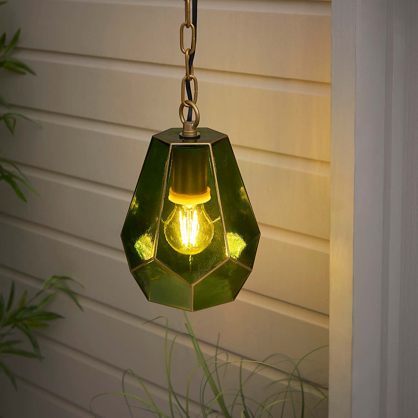 Hartnell Art Deco Adjustable Outdoor Pendant Light