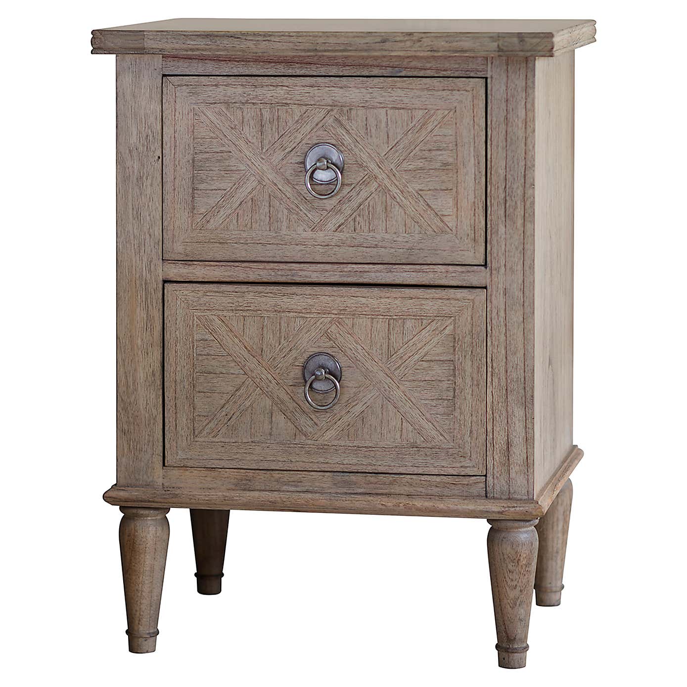 Modesto 2 Drawer Bedside Table