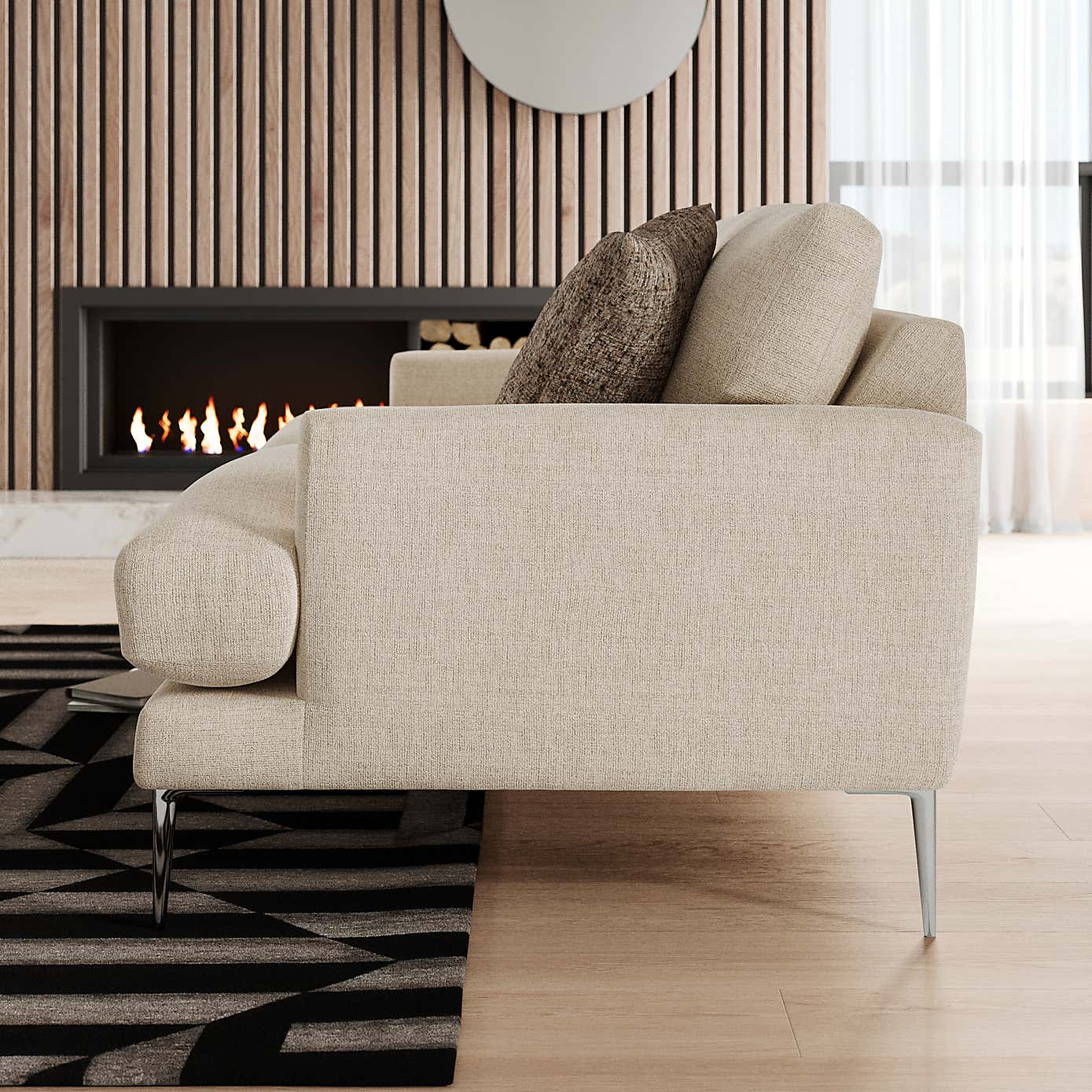 Lawson Chunky Tonal Weave 2 Seater Sofa