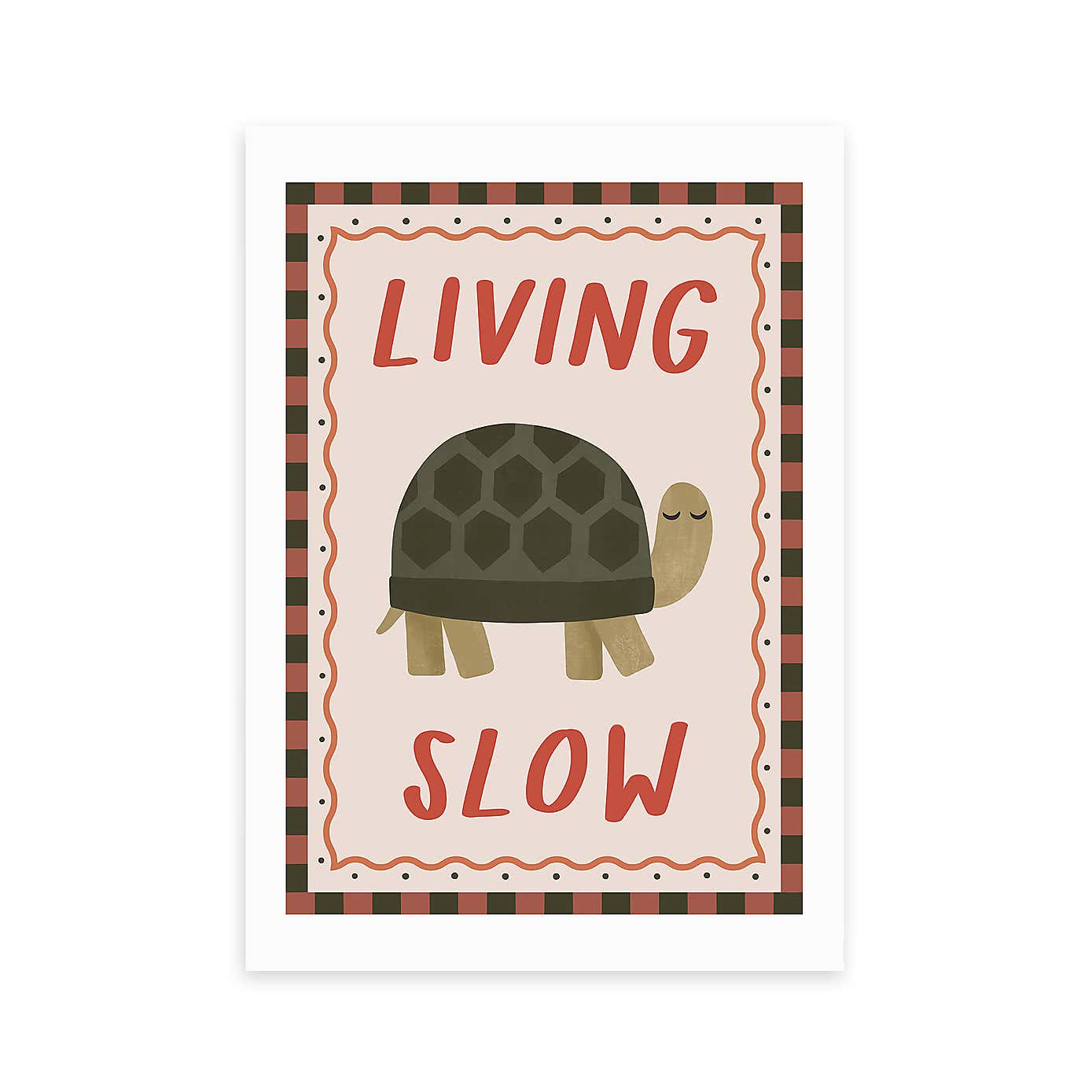 East End Prints Living Slow Print by Kid of the Village
