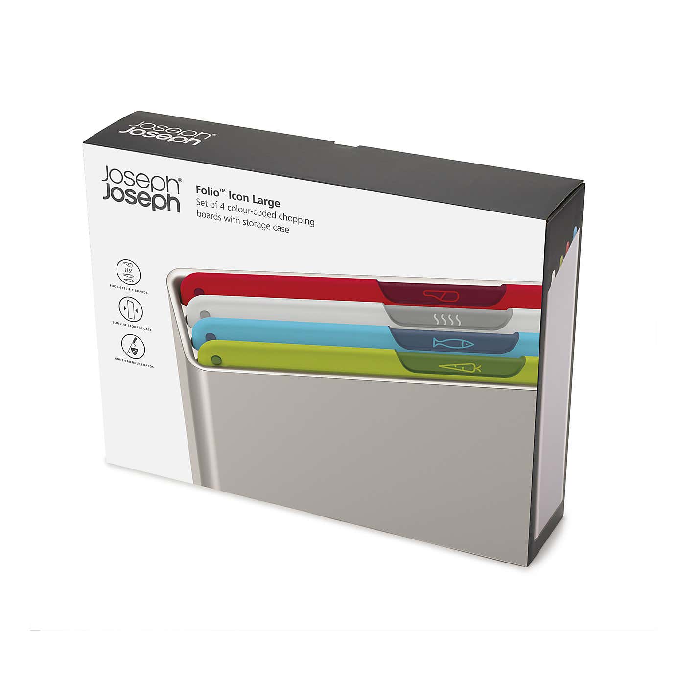 Set of 4 Joseph Joseph Folio Large Chopping Board