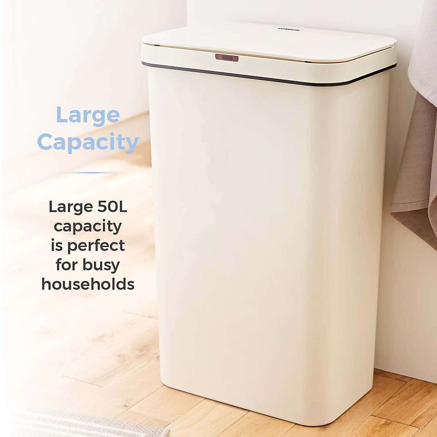 Tower 50L Rectangular Sensor Bin