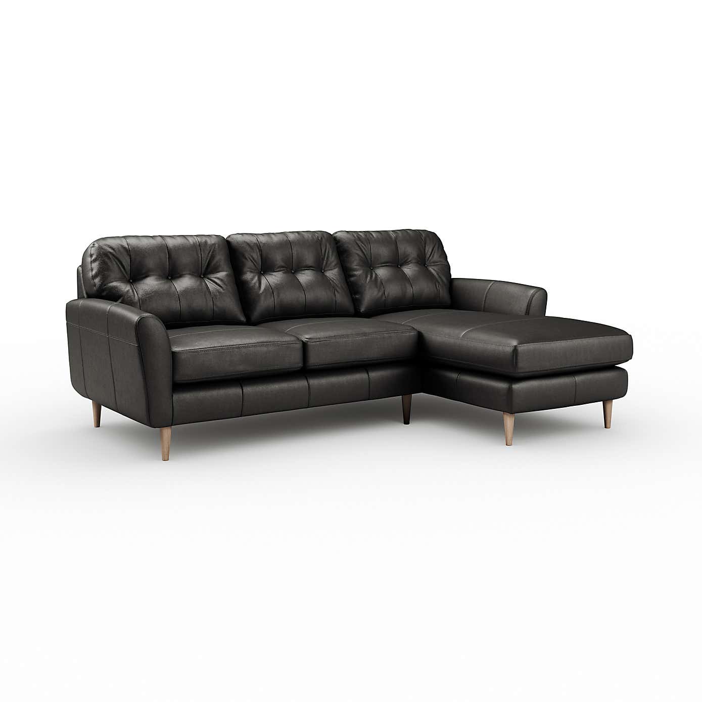 Sven Vintage Leather Large Corner Chaise Sofa