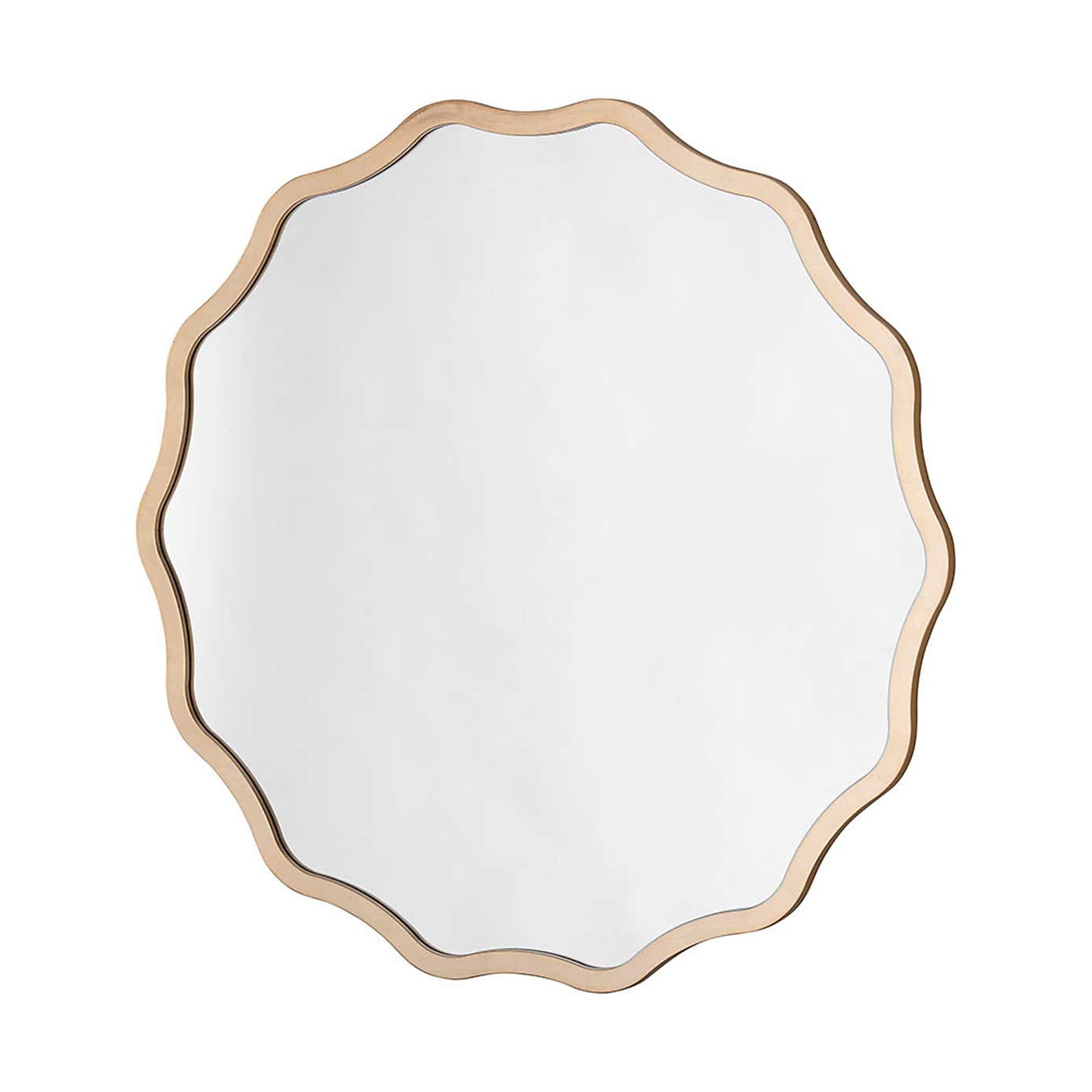 Yearn Wavy Round Wall Mirror