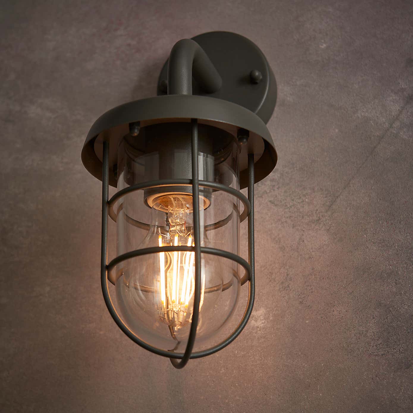 Barker Industrial Outdoor Wall Light