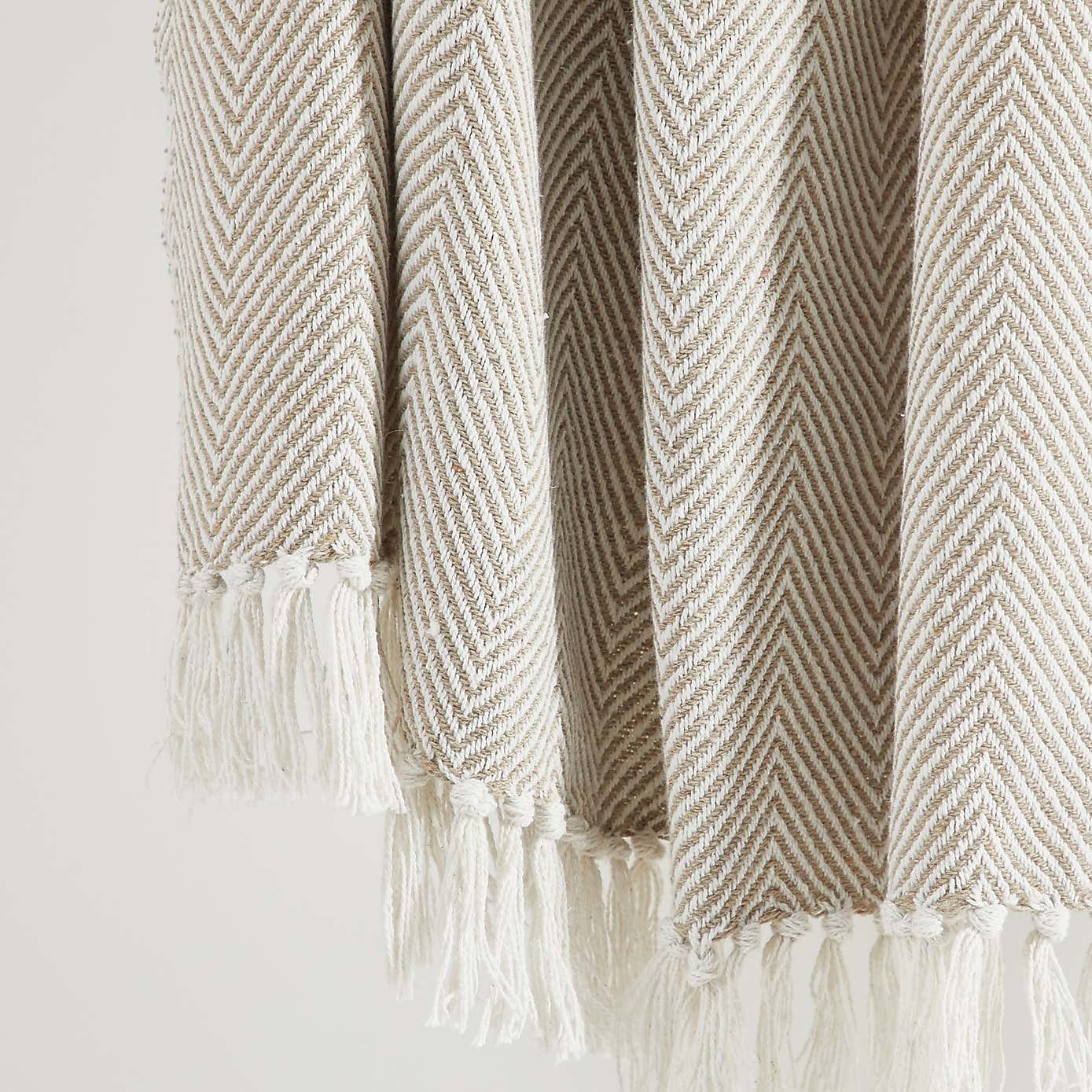 Jenson Herringbone 130cm x 180cm Throw