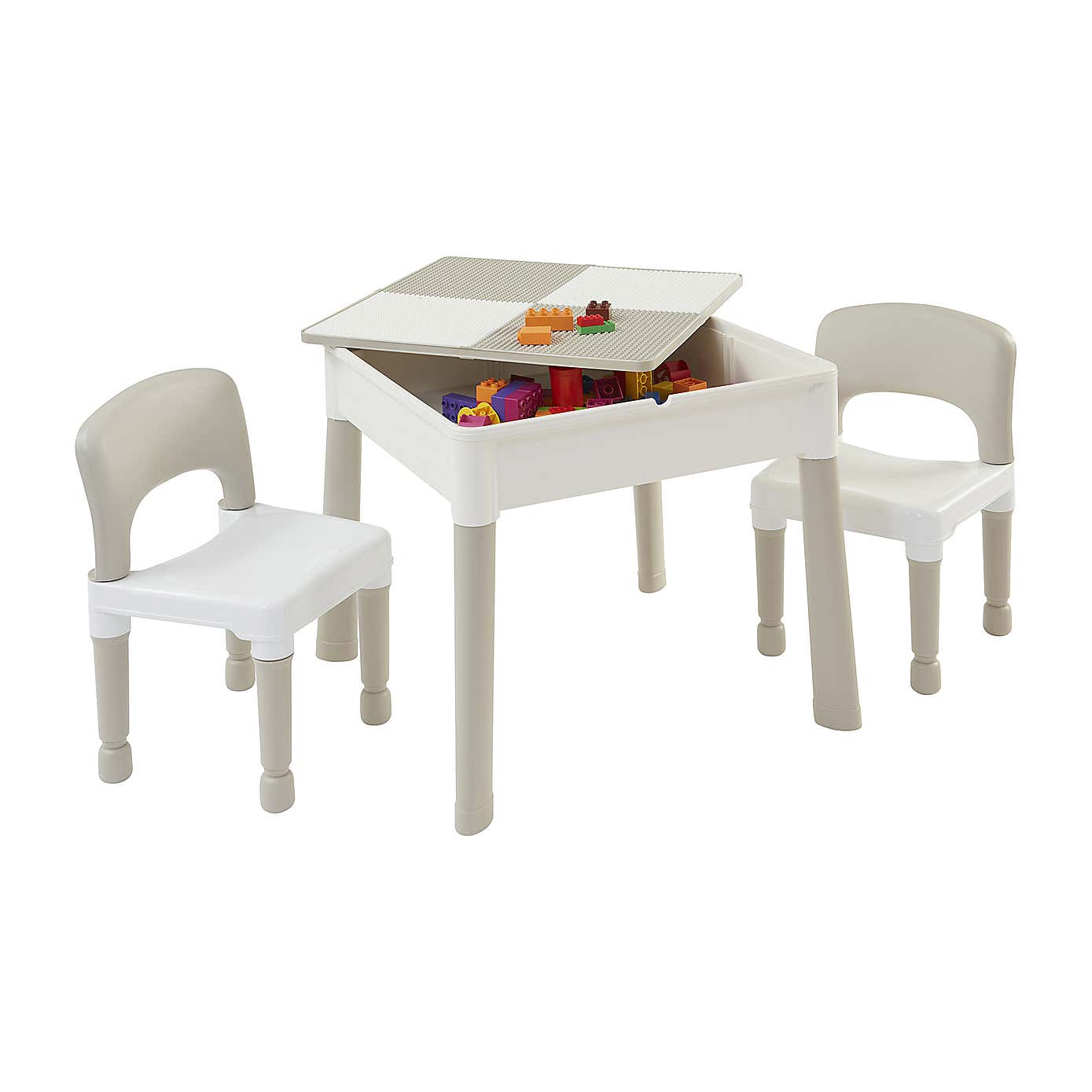 Liberty House Kids 5 In 1 Activity Table And Two Chairs Set