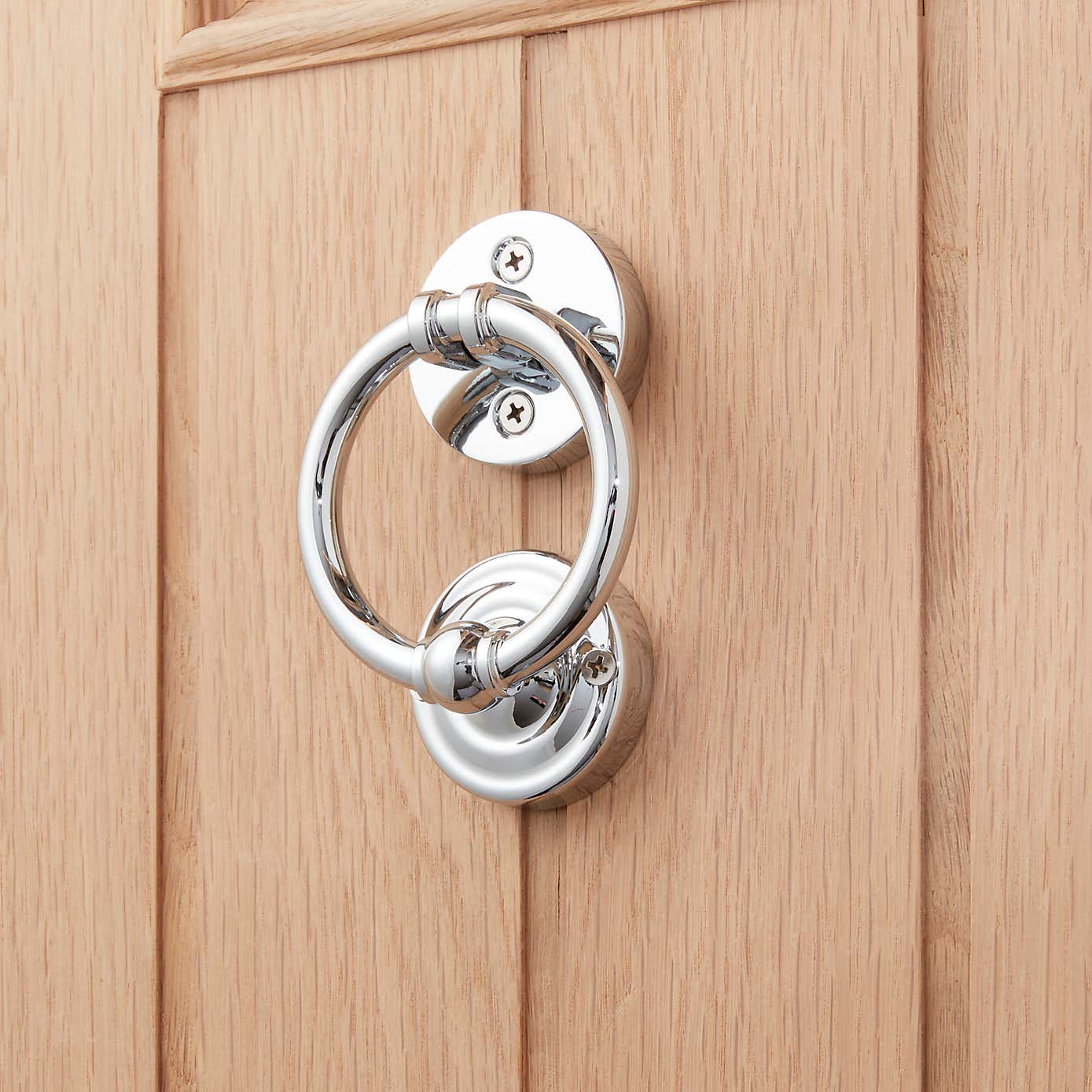 Traditional Chrome Door Knocker