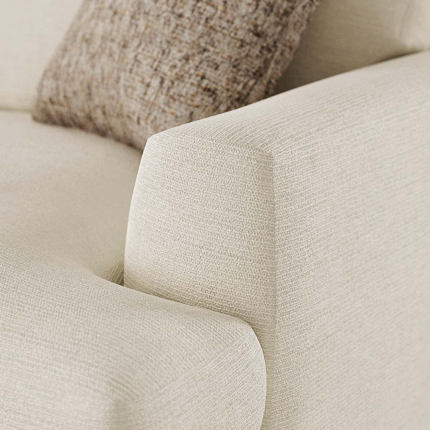 Lawson Chunky Tonal Weave 3 Seater Sofa